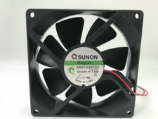 SUNON KDE1209PTV3 12V 1.0W 9025 9CM 2-wire chassis silent fan