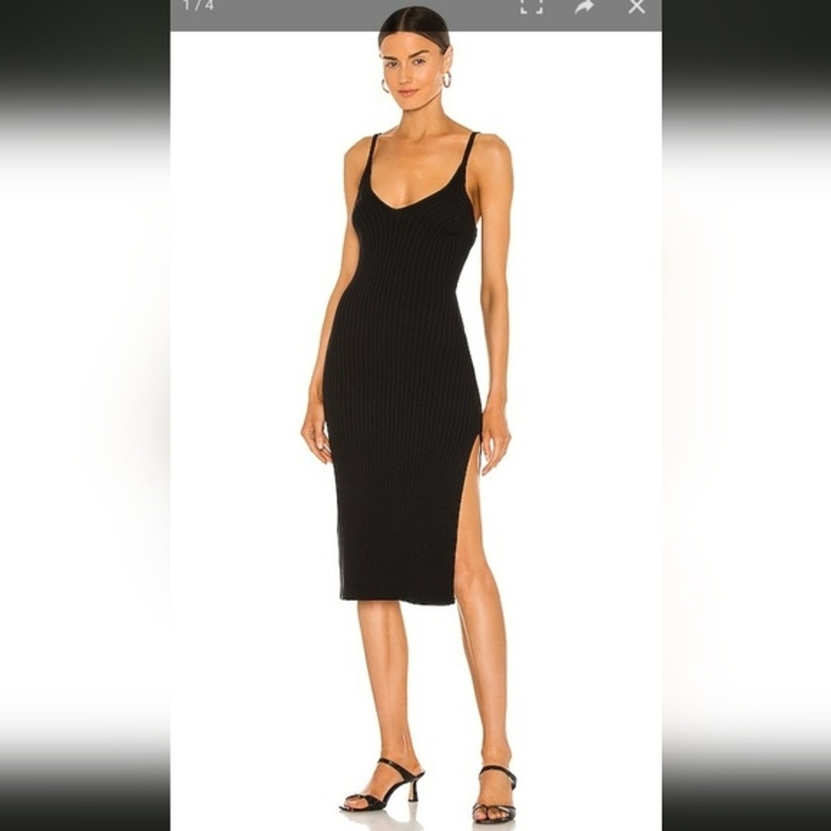 ribbed a line dress Rib Knit A-line Dress - Light mint - XS