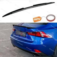 For Lexus IS250 IS350 IS200t Adjustable Rear Trunk Spoiler Wing Lip Glossy DP