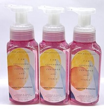 3 Bath Body Works ENDLESS WEEKEND Gentle Clean Foaming Hand Soap NEW