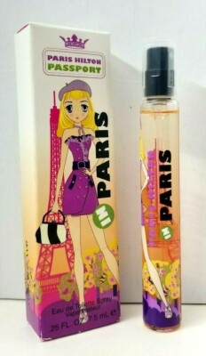 PARIS HILTON PASSPORT EAU DE TOILETTE SPRAY 0.25 oz MINI SPRAY PICK YOUR FLAVOR