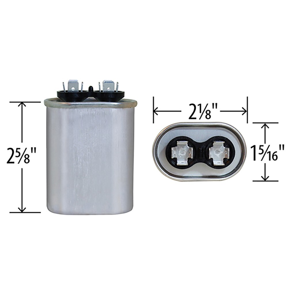 AO Smith 628316-312 USA Replacement Run Capacitor 7.5 MFD