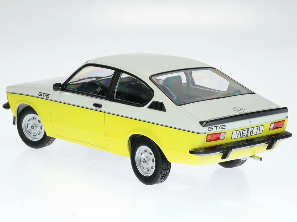 Opel Kadett C GT/E Coupe 1977 weiss-gelb Modellauto 183650 Norev 1:18 - Bild 2 von 4