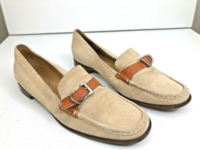 prada suede loafers womens