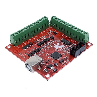 CNC USB MACH3 100Khz Breakout Board 4 Axis Interface Driver Motion Controller-