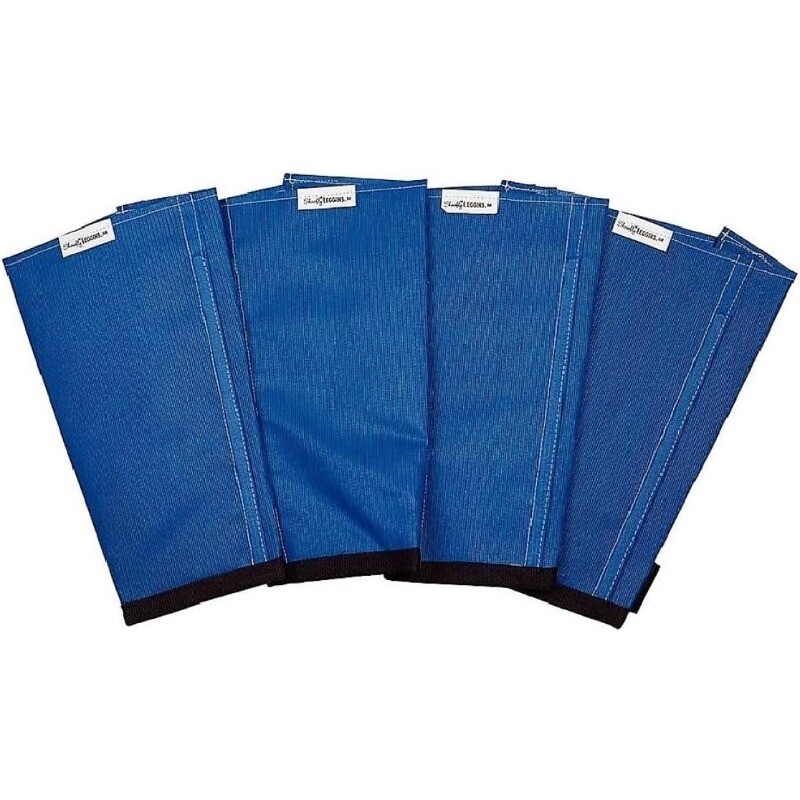 Leggins Caballo Botas Moscas Sueltas Transpirables Plástico Malla Azul/Mediano Nuevo