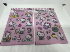 Hello Kitty Puffy Stickers 2 Sheets 17 Stickers Each