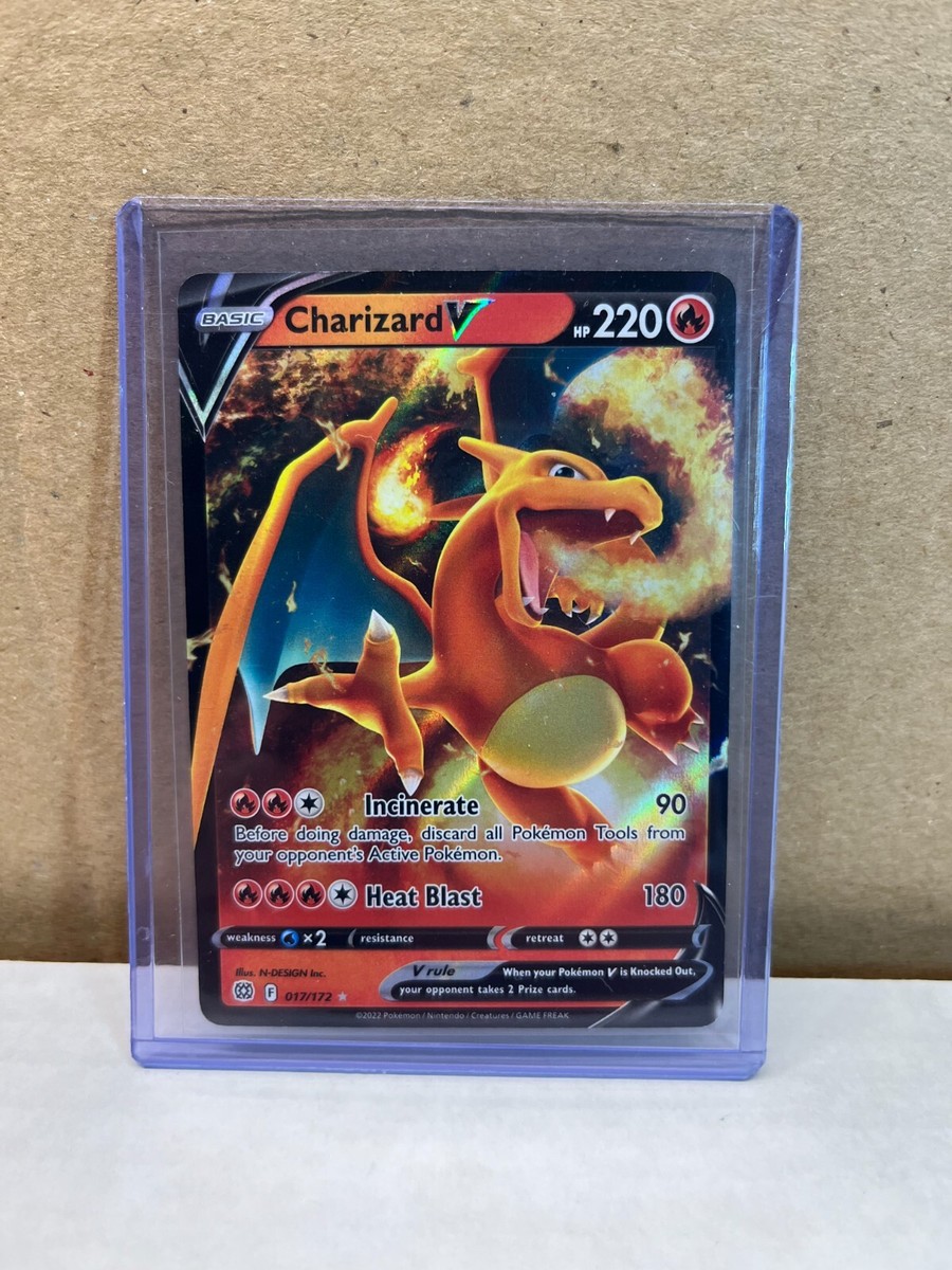 pokemon tcg brilliant stars single cards 017 172 charizard v Pokemon Brilliant Stars 017/172 Charizard V