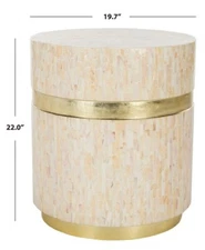 Safavieh Mosaic Round Side Table, Reduced Price 2172706587 TRB1007A