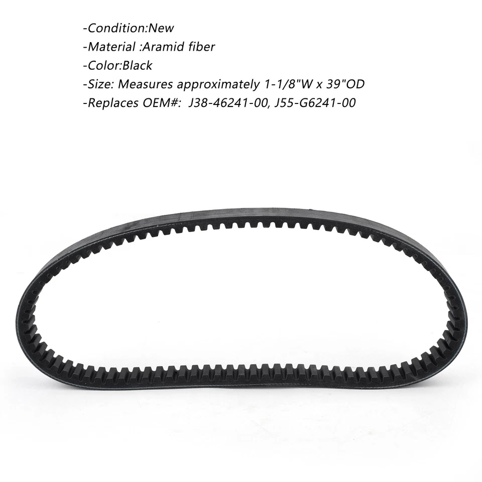Golf Cart Clutch Drive Belt for Yamaha G2 G8 G9 G11 G14 G16 G20 G21 G22 G29 A Foto 2 de 4