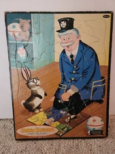 Vintage 1960 Captain Kangaroo Frame Tray Puzzle!
