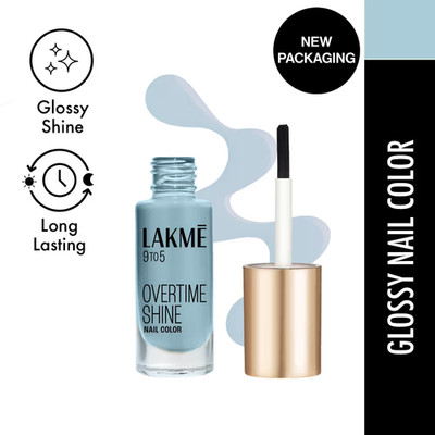 Lakme 9 To 5 Overtime Shine Long-lasting Nail Color Multishade FREE SHIPPING