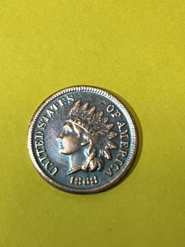 1868 Indian Head Penny Extremely Fine--As shown in the figure