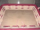 2010 Longaberger Horizon of Hope Pink Tray with Plactic Insert and Lid — photo 6