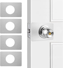 Door Lock Repair Plate, Door Lock Knob/Lever/Deadbolt Reinforcement Plate, Door
