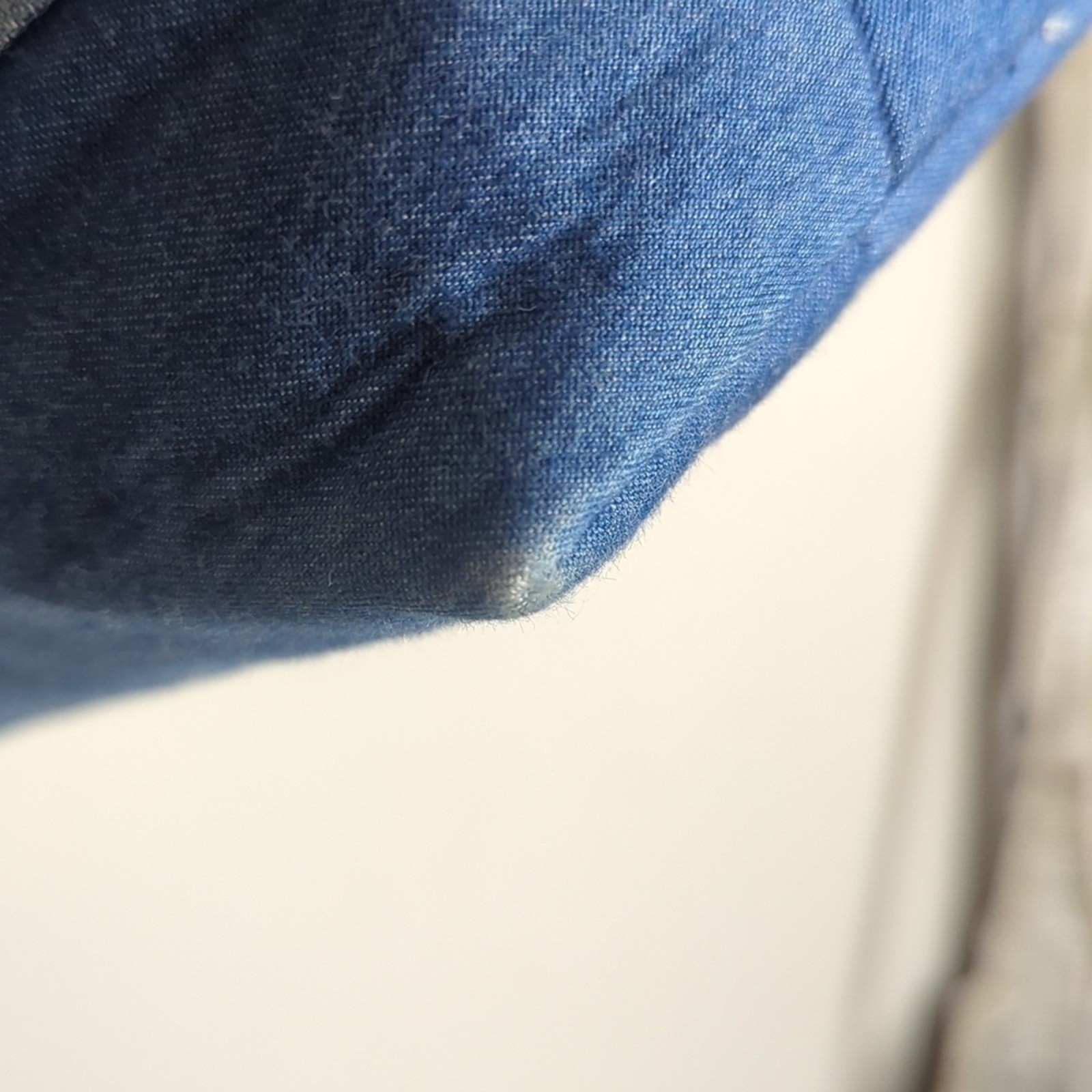 Denim Patchwork Studded Handbag/ Tote Handmade Fa… - image 8