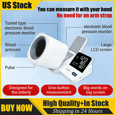 #ad Blood Pressure Monitor Arm Barrel Digital LED Blood Pressure Machine Home Use $88.00