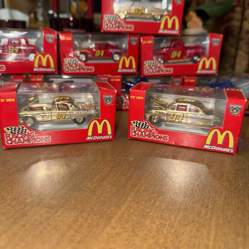 Lot of 10 Diecast NASCAR Racing Champions 1:64 1998 94 Bill Elliott McDonald's - Image 3 of 4