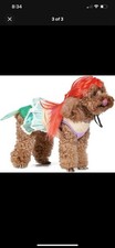 Ariel Disney Princess Little Mermaid Dog Pet Halloween Costume Size large