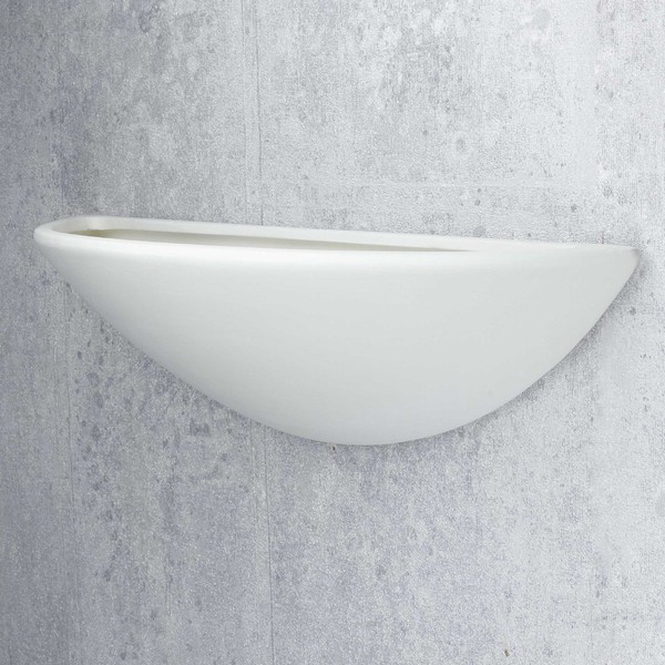 Elegante Wandleuchte Weiß Wand Bauhaus Wandlampe E27 Leuchte Beleuchtung Innen-image