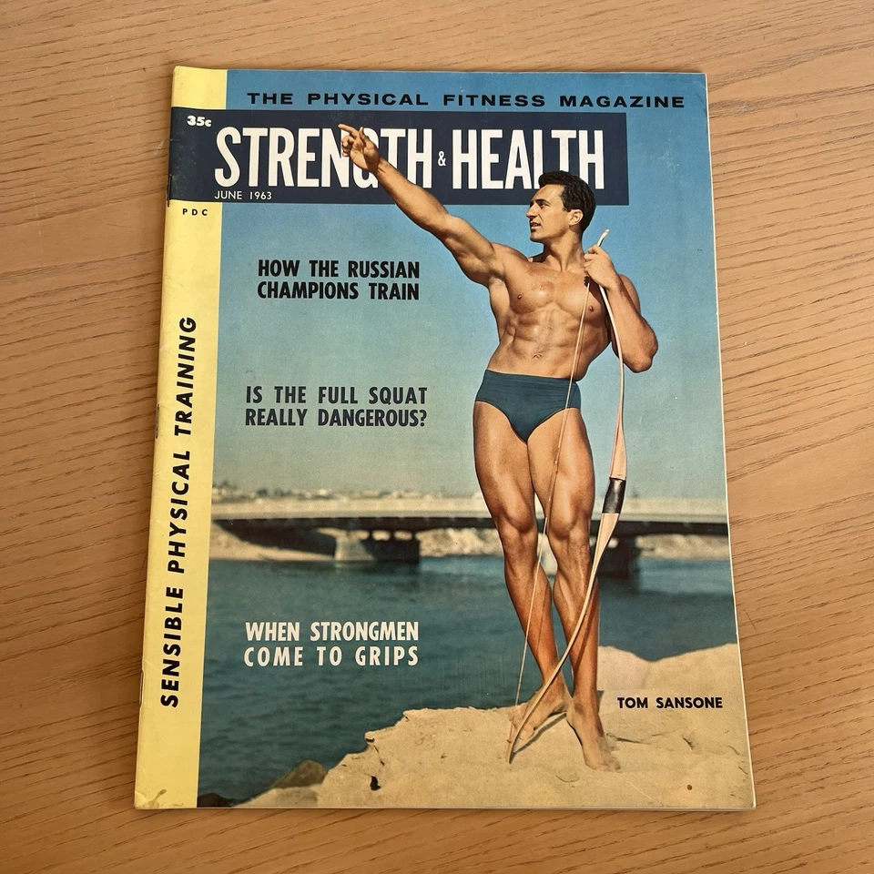 Strength & Health Magazine - June 1963 Bodybuilder Beefcake Gay Interest 1960s - Image 2 of 4
