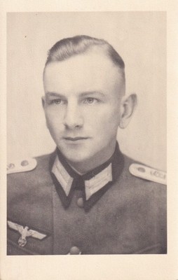 Foto AK - Portrait 2. WK - Deutscher Soldat in Uniform -  Aachen xxxx