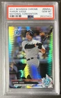 2017 Bowman Chrome National Convention Aaron Judge Rookie PSA 10 Prism Refractor
