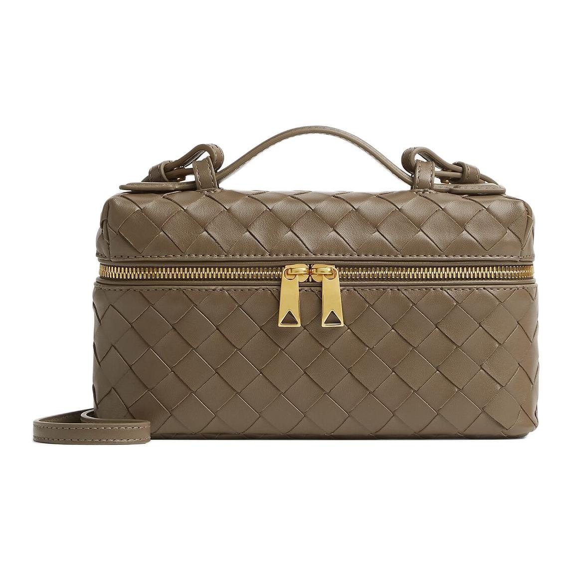 Bottega Veneta Makeup Bags Calfskin Multi Color Women 9.1 x 2.4 x 5.1 in
