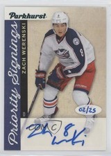 2016 Upper Deck Parkhurst Priority Signings 2/25 Zach Werenski #PS-ZW Auto xp6