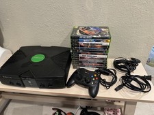Original Xbox Console 8gb And 17 Games Lot One Controller Tested And Working