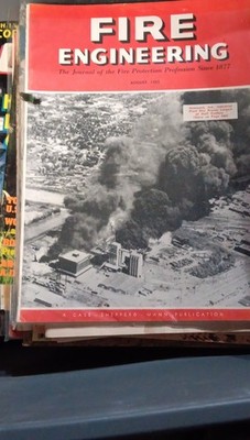 Fire Engineering August 1955 Illustrated Fire Protection Firefighting