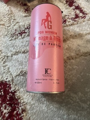 Ménage à Trois For Women Eau de Parfum 3.4 fl oz | Unique Bottle | New & Sealed