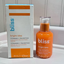 New Bliss Bright Idea Vitamin C Collagen Protecting Serum Full Size 30 ml/1 oz