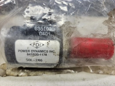 Power Dynamics SOL-246 Solenoid Valve Coil 6351030 847/520-1178 New Plant Stock