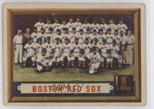 1957 Topps Boston Red Sox Team #171 1fp4