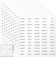 650 PCS Light Switch Labels Transparent Light Switch Stickers Identification Sti