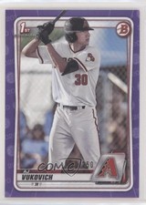 2020 Bowman Draft Purple Border 30/250 AJ Vukovich #BD-150 02d2