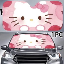 Approved 1pc Hello Kitty Design Car Sun Visor For The Front Windshield Easy To Approved 1pc Hello Kitty Design Car Sun Visor For The Front Windshield Easy To