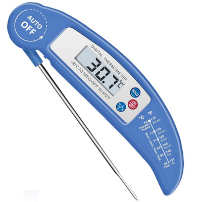 Digitales Lebensmittel Thermometer Sonde Kochen Fleisch Küche Temperatur BBQ Truthahn Milch 