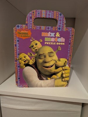 Rare Shrek The Third Mix and Match Puzzle Book 2007