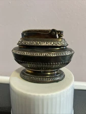 Antique Ronson USA Queen Anne Silver Fancy Cigarette Lighter Tobacco Cigar Table