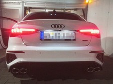  Edelstahl Duplex Racing-Anlage Audi A3 8Y Limo 40 TFSI je 2x106x71mm