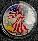 2002 American Eagle Silver 1 oz Brilliant Uncirculated Colorized Coin