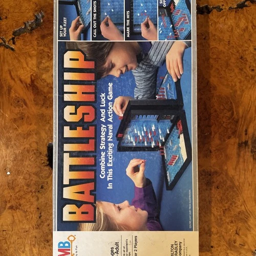 Vintage 1984 Battleship Milton Bradley MB Classic War Board Game - 100% COMPLETE
