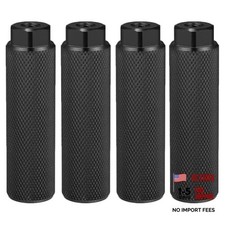 Bike Pegs 4Pcs Aluminum Alloy Anti-Skid Lead Foot Bicycle Pegs 3/8 Black4 pure