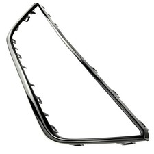 SEAT LEON 5F 2013-16 GLOSS BLACK FRONT BUMPER UPPER GRILLE SURROUND TRIM FRAME