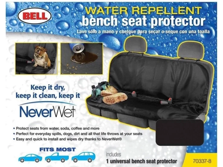 BELL AUTOMOTIVE NEVERWET BENCH CAR SEAT PROTECTOR IN BLACK - 70337-8 - Image 2 of 4