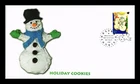 US COVER HOLIDAY COOKIES SNOWMAN FIRST DAY ISSUE FLEETWOOD