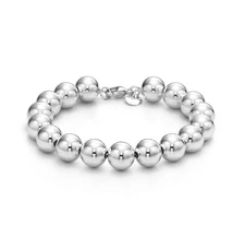 Tiffany & Co Ball HardWare Sterling Silver .925 Bracelet 