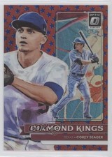 2022 Panini Donruss Optic Diamond Kings Liberty Prizm 13/25 Corey Seager #15 o7m